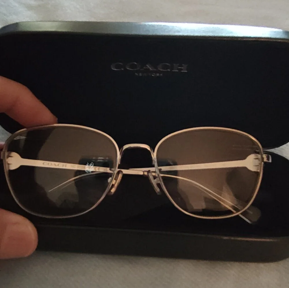 Coach HC5128 Women’s Designer Eyeglasses Silver Metal Full Rim 52-17-135
